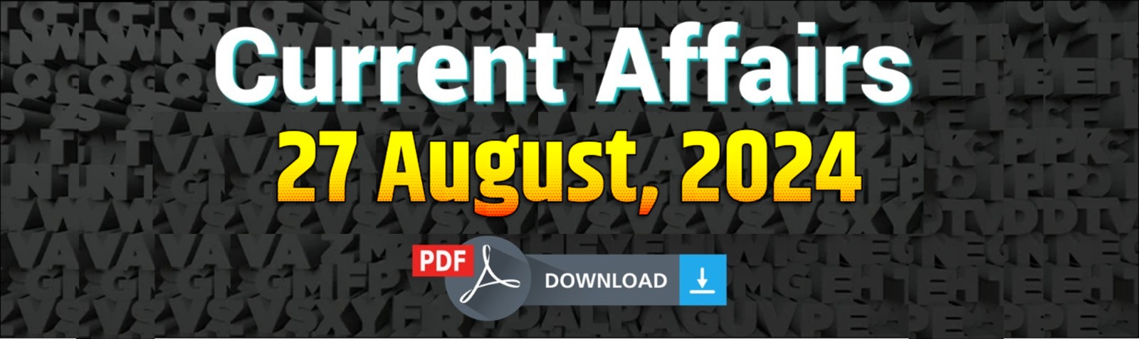 27 August 2024 Current Affairs in Hindi