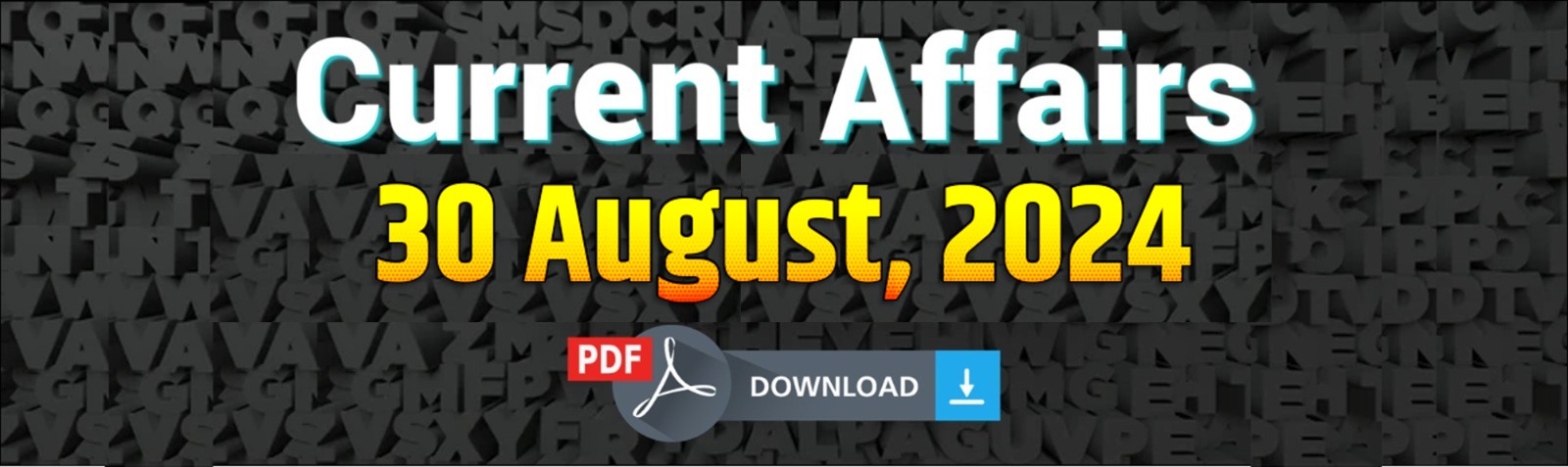 30 August 2024 Current Affairs in Hindi